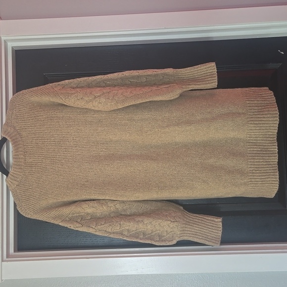 NWT A New Day Tan Crew Neck Sweater Dress Size XS - Picture 4 of 8
